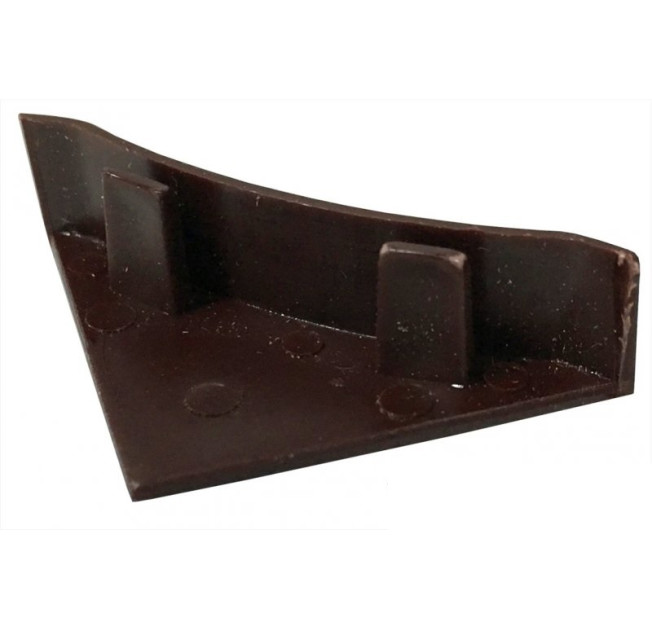 Заглушка на плінтус темно-коричнева №64