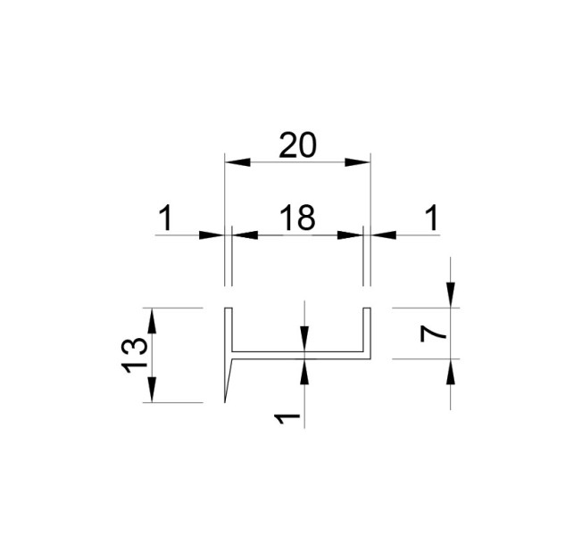 Ущільнювач цокольний 18мм (м.п.)