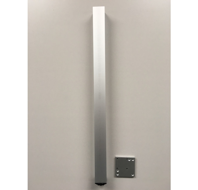 Ніжка меблева 46х46 мм квадрат 820мм алюміній GTV