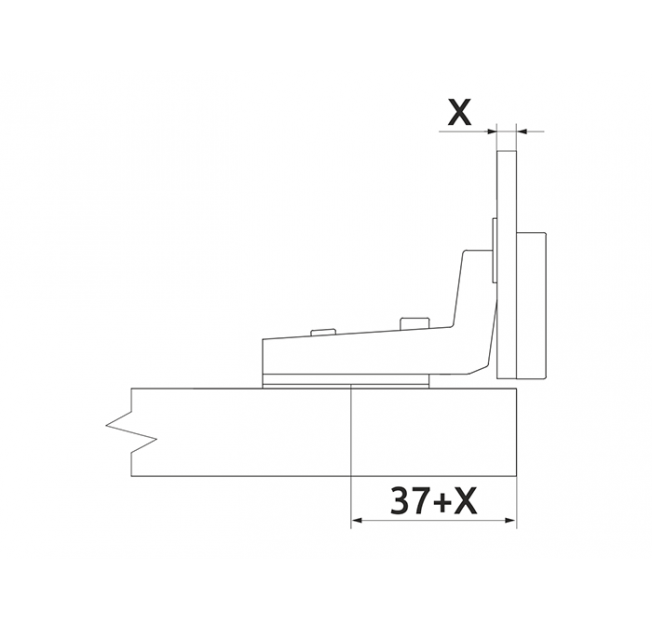 Завіса внутрішня для скла ДС (хром)