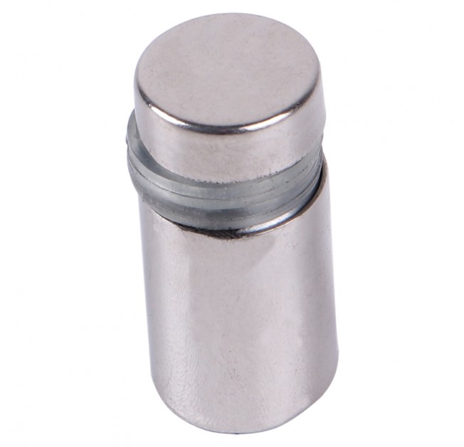 Кріплення скла дистанційне хром 12*30