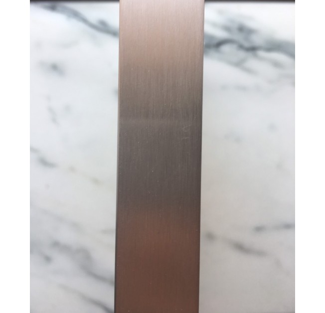 Фасадний алюмінієвий профіль М21 L=5950 мм срібло BRUSH