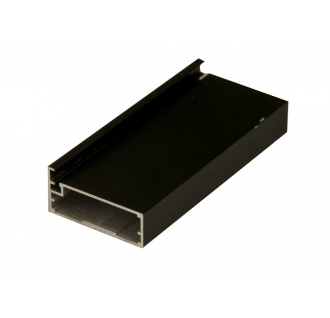 Фасадний алюмінієвий профіль М21 L= 5950 мм чорний BRUSH м.п.