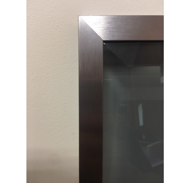 Профиль алюмінієвий рамковий квадратний D-4 графіт /6,0