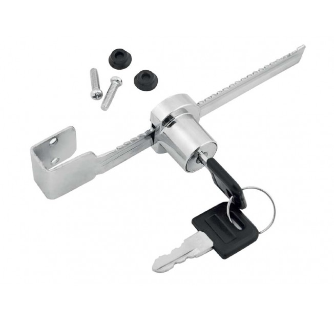 Замок для розсувних дверей скляних DC хром