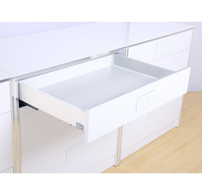 Висувний ящик GIFF Flat Box L=450мм Н=84мм білий
