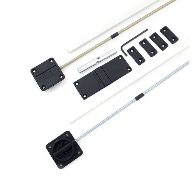 Вирівнювач двері L-1920мм  (из 2 частей, Білий)