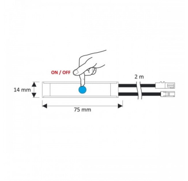 Сенсорний перемикач (WYL-CT-BL-V16)