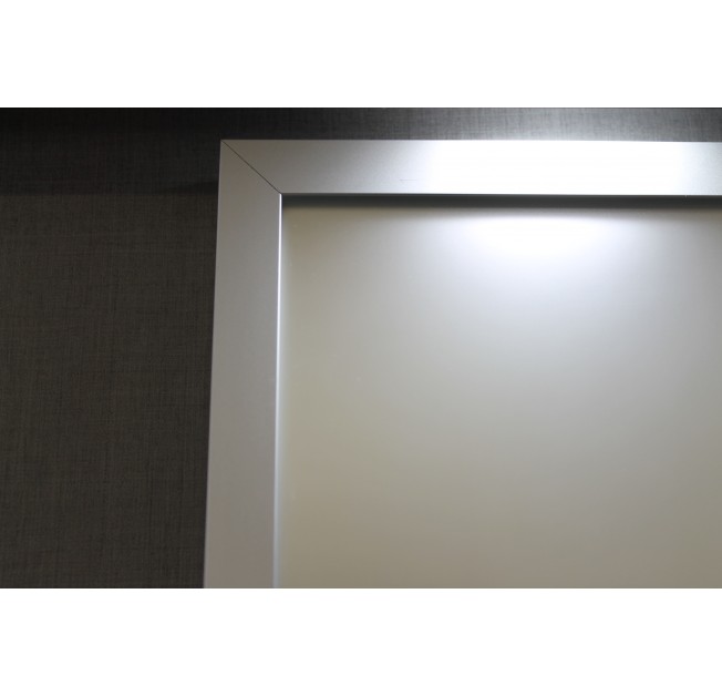 Профиль алюмінієвий рамковий квадратний D-4 срібло 6,0