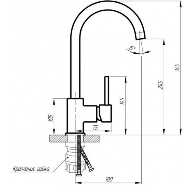 Змішувач 31-107BLA-01