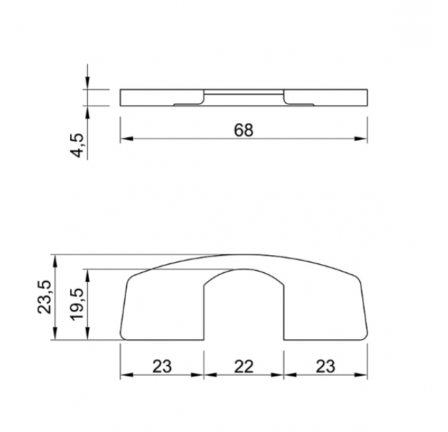 Заглушка Sensys на чашку петли (9082614) Hettich