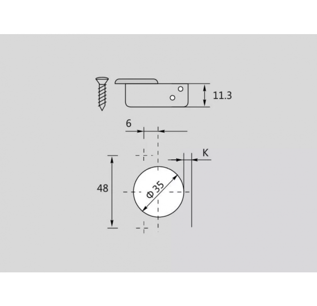 Завіса кутова -15* DТС C89U616 SNAP-ON