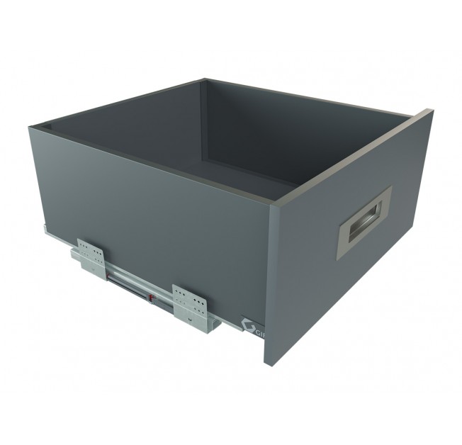 Висувний ящик GIFF Flat Box L=400мм Н=199мм графіт