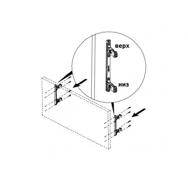 Висувний ящик GIFF Flat Box L=400мм Н=199мм графіт
