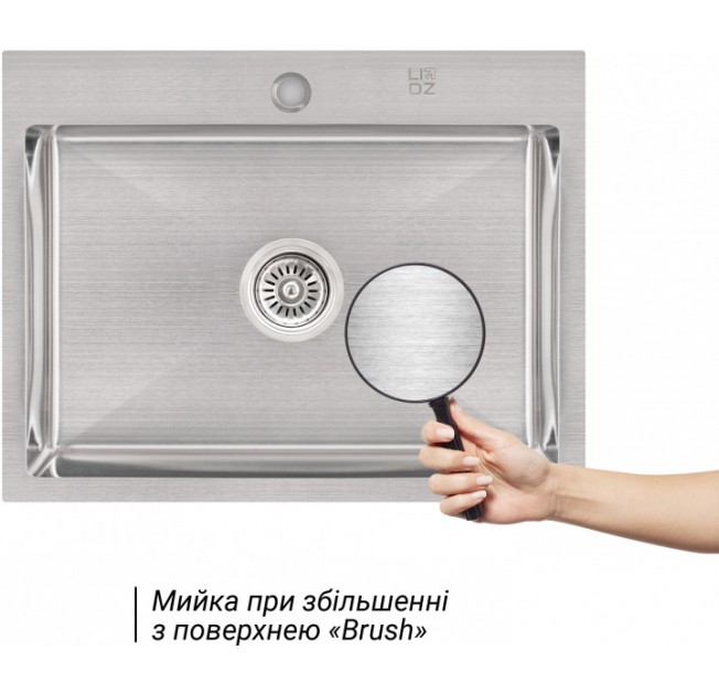 Мийка кухонна H5845 Brush 3,00/1,0mm