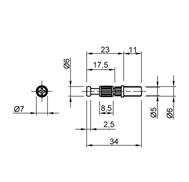 Дюбель Twister під Rastex DU 243 (9047862) Hettich