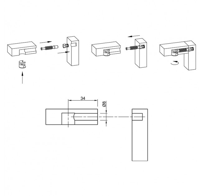 Дюбель Twister під Rastex DU 644 (9047864) Hettich