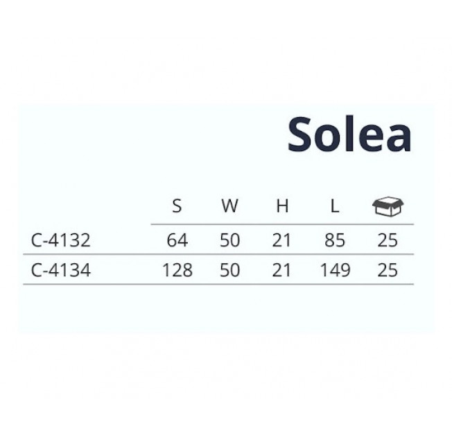 Ручка меблева C-4134 G6 SOLEA хром матовий Nomet