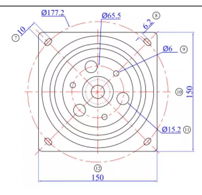 Поворотний механізм під ТВ Чорний