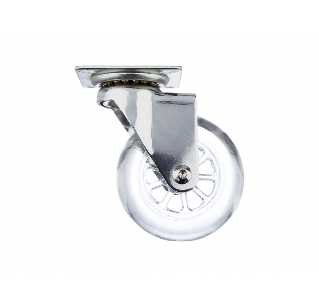 Ролик з площадкою GIFF Roller d=75 прозорий