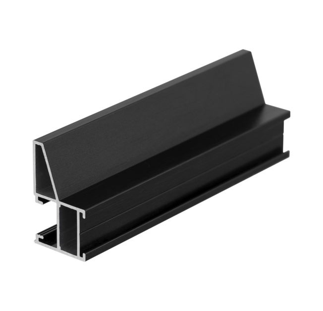 Профіль вертикальный Slider STONE L=5300 чорний браш (134001)