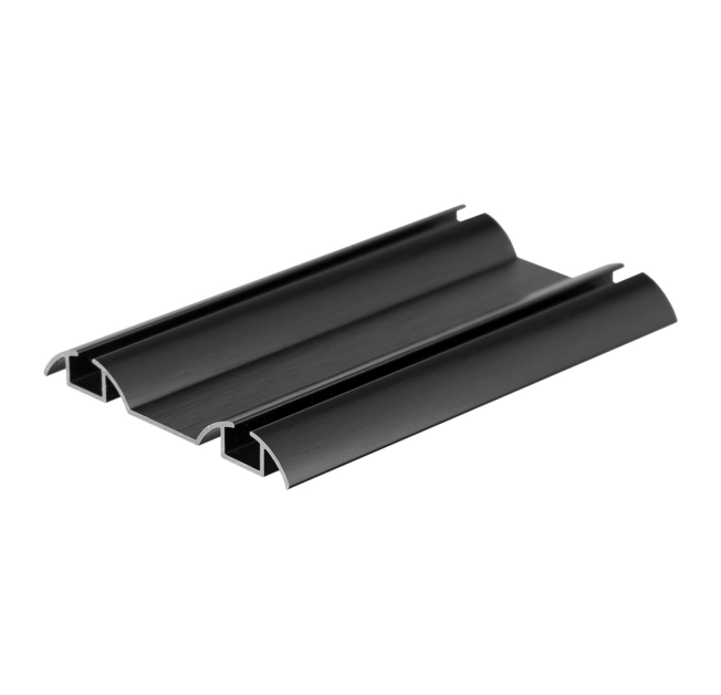Направляюча нижння Slider L=5000 чорний браш (134007)