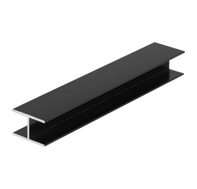 Профіль стиковочний Slider L=5000 чорний браш (134008)