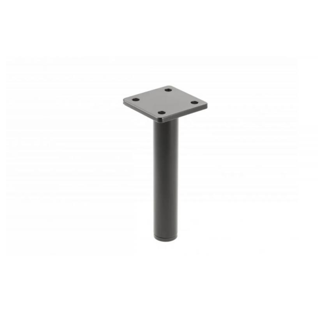 Ніжка меблева GTV RONDA SIMPLE H=150мм чорний матовий (NM-RONDA-S-150-20M)