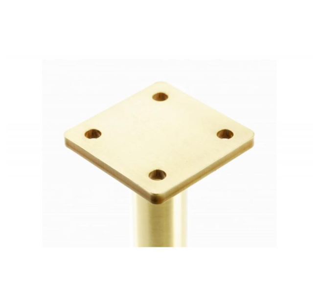 Ніжка меблева GTV RONDA SIMPLE H=180мм шліфоване золото (NM-RONDA-S-180-18)