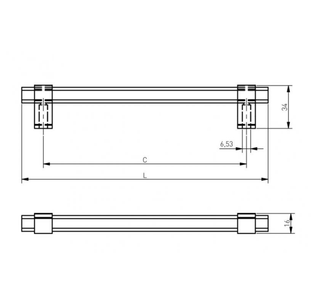 Ручка UZ-IMPERIAL-160-20М чорний матовий