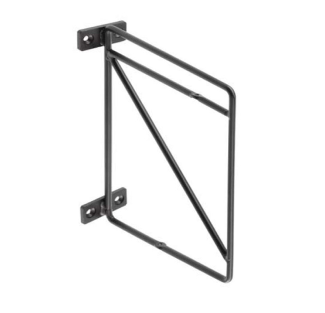 Тримач для полиці ROD, 21x17см, чорний мат (PP-ROD-20M)