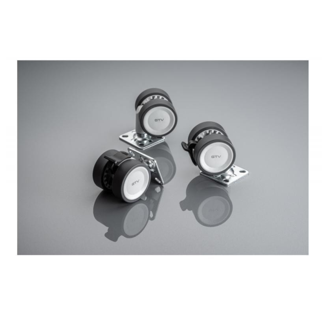 Ролик GTV CIRCO, 50мм, 50кг, сіре (KM-CIRCO-50MM-BH-19)