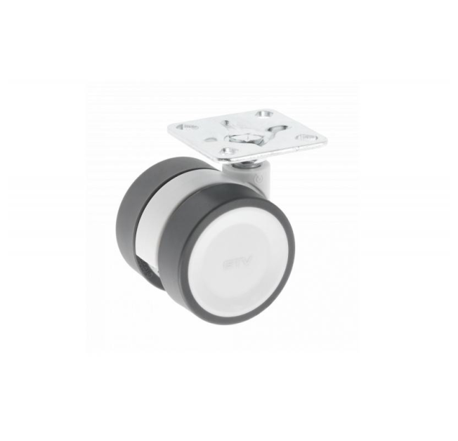 Ролик GTV CIRCO, 50мм, 50кг, сіре (KM-CIRCO-50MM-BH-19)