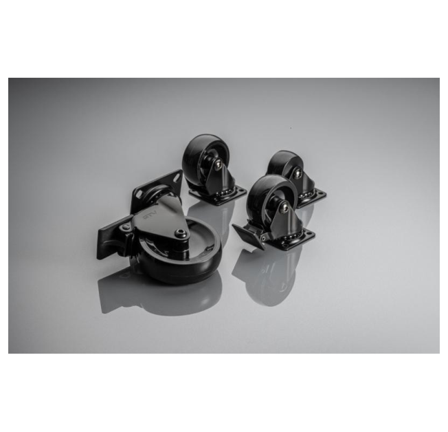 Ролик GTV CALIBRO, 35мм, 40кг, чорне/хром (KM-CALIBRO-35MM-BH-20)