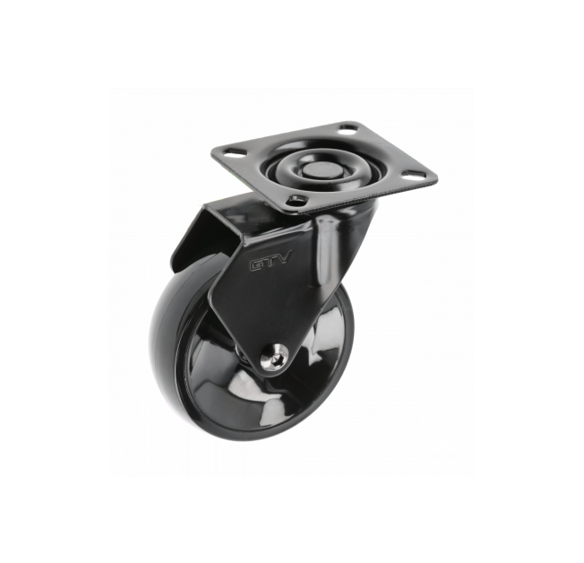 Ролик GTV CALIBRO, 75мм, 64кг, чорне/хром (KM-CALIBRO-75MM-BH-20)