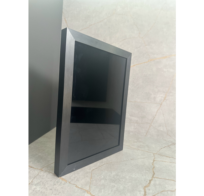 Фасад алюмінієвий профіль D1 чорний браш