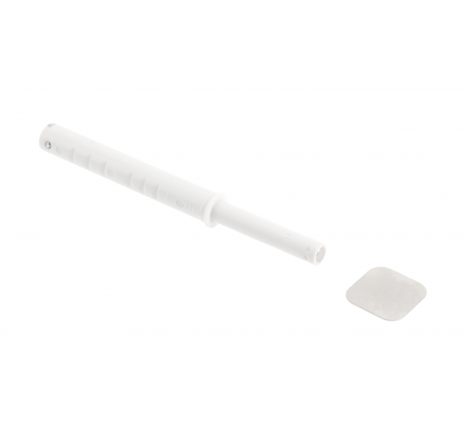 Відбійник GTV SALTO NOVA врізний довгий магніт, білий (AM-SVW-DL-MG-10)