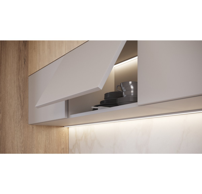 Відбійник GTV SALTO NOVA накладний довгий магніт, сірий (AM-SVN-DL-MG-30)