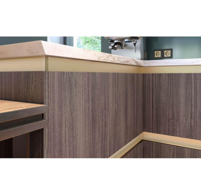 Внутрішній кутовий з’єднувач VELLO для профілю C, золотий (PA-LACZVELLO-CIN-21)