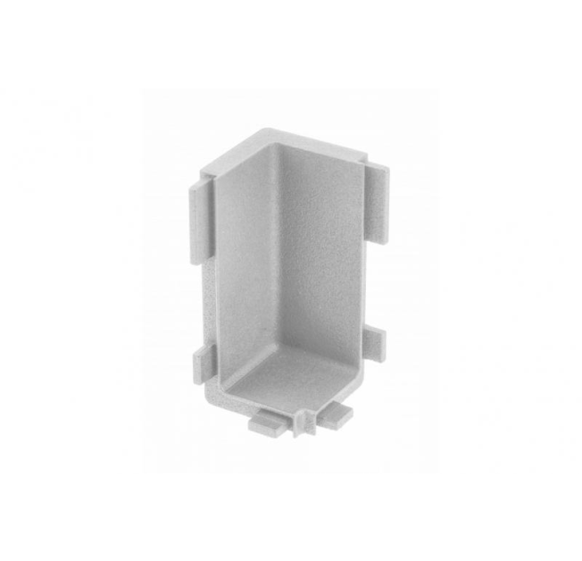 Внутрішній кутовий з’єднувач VELLO для профілю L, срібний