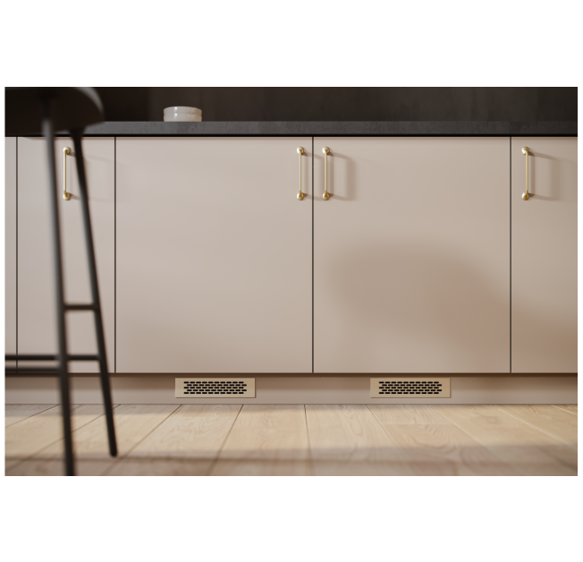 Решітка вентиляційна GTV 245*60 золотий (KK-W60245-21)