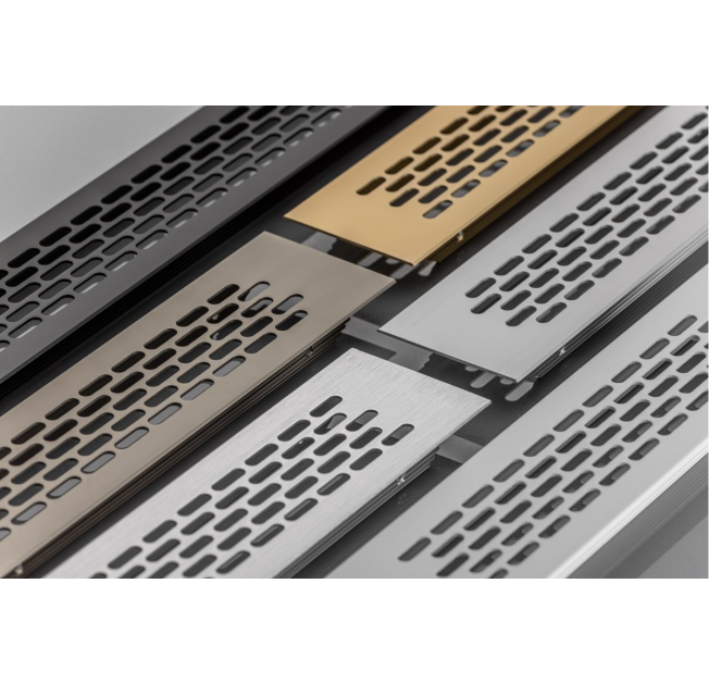 Решітка вентиляційна GTV 245*60 інокс(KK-W60245-M6)