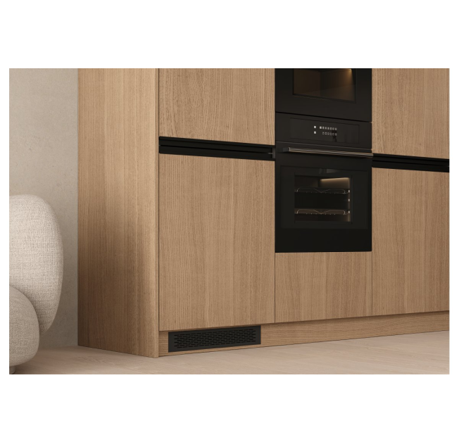 Решітка вентиляційна GTV 80*480 чорна (KK-W80480-20M)