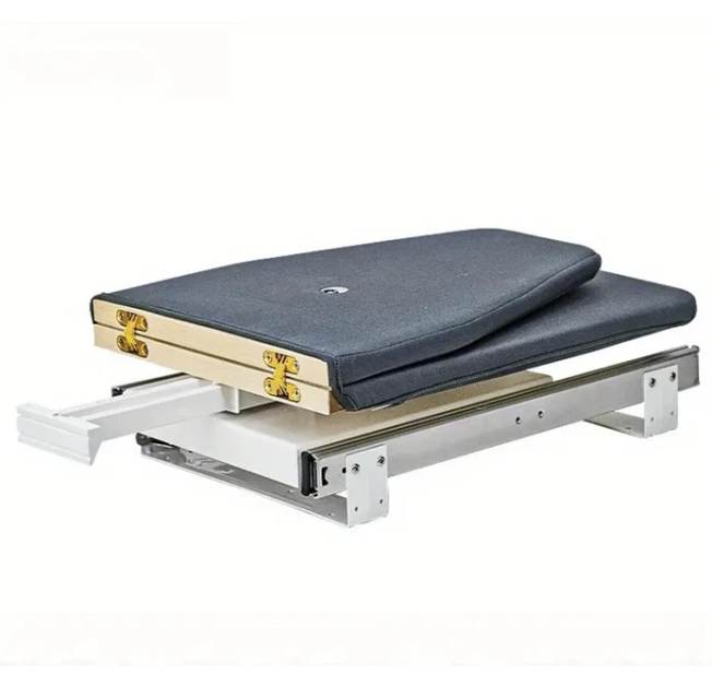 Прасувальна вбудована дошка з фанери, чехол сірий