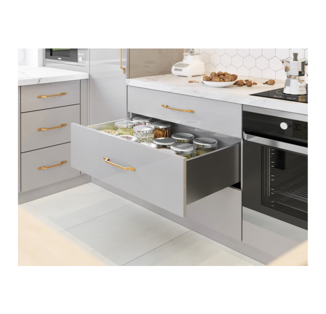 Висувний ящик AXIS PRO L=400мм, Н=167 Антрацит (PB-AXISPRO-KPL400C)