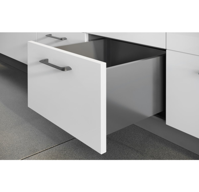 Висувний ящик AXIS PRO L=400мм, Н=199 Антрацит (PB-AXISPRO-KPL400D)