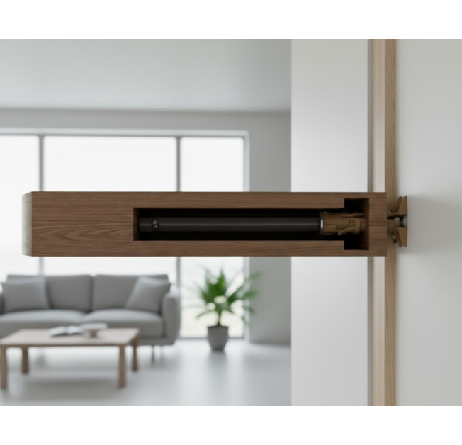 Полкотримач прихований коричневий, штифт 14*120мм PP-NW14X120B