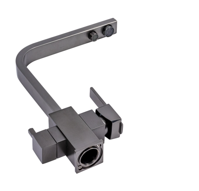 Змішувач кухонний Valeso KTB2 PVD чорний (під фільтр)