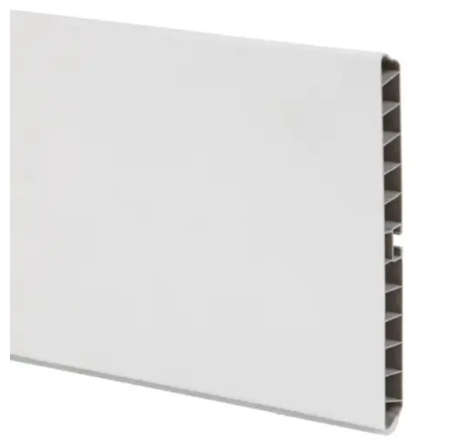 Цоколь пласт REHAU (2623L) Н=100мм/13мм білий (L=4м)