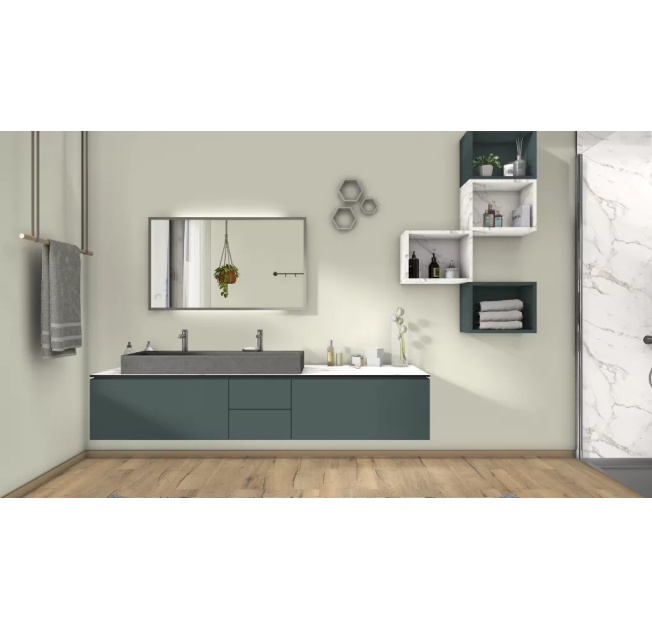 МДФ PerfectSense U665 PM  ST9 Камень зеленый 19*2800*2070
